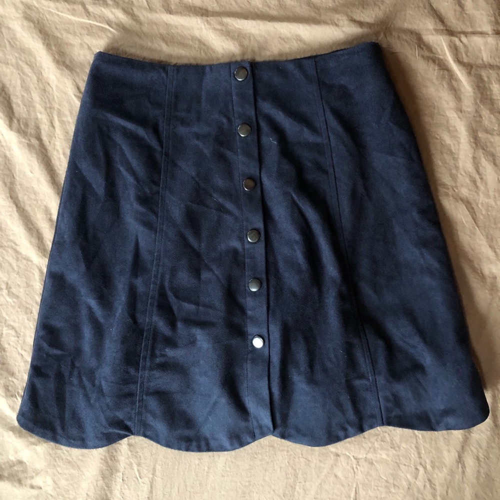 Blue Mini Skirt